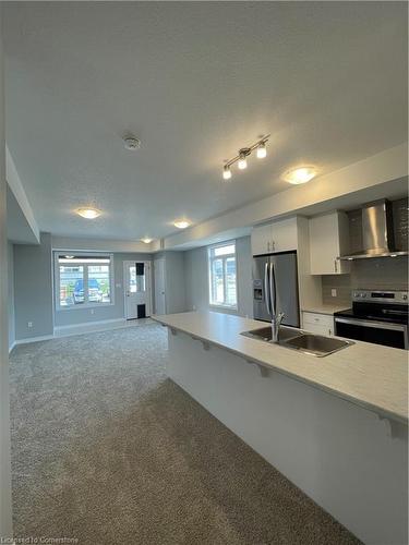 90 Oat Lane, Kitchener, ON - Indoor Photo Showing Kitchen With Double Sink