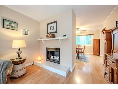 12-30 Green Valley Drive, Kitchener, ON - Indoor Photo Showing Living Room With Fireplace