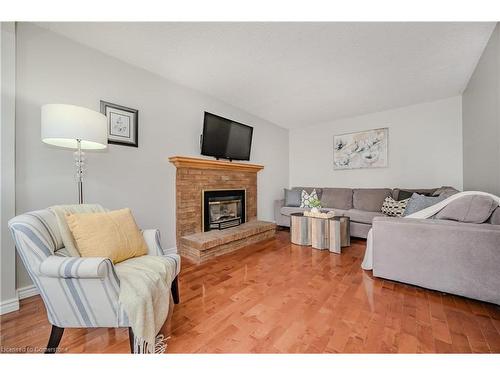 62 Medford Street, Kitchener, ON - Indoor Photo Showing Living Room With Fireplace