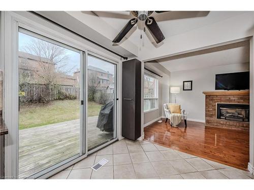 62 Medford Street, Kitchener, ON - Indoor With Fireplace