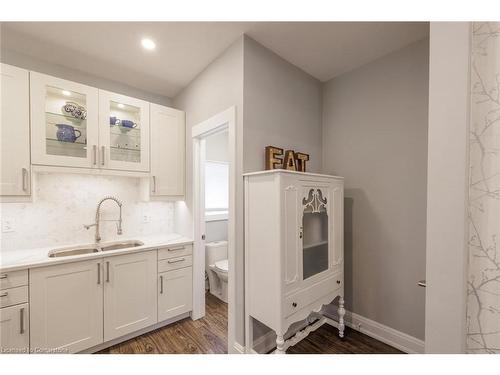 76 Grey Street, Brantford, ON - Indoor Photo Showing Kitchen With Double Sink