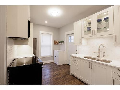 76 Grey Street, Brantford, ON - Indoor Photo Showing Kitchen With Double Sink