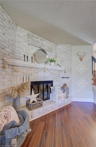 47 Manor Drive, Kitchener, ON - Indoor With Fireplace