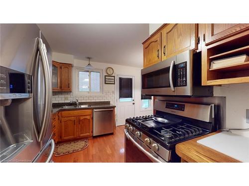 119 Hillbrook Crescent, Kitchener, ON - Indoor Photo Showing Kitchen With Double Sink