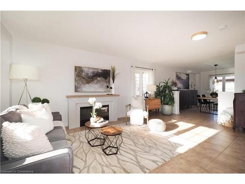 583 Victoria Road N, Guelph, ON - Indoor Photo Showing Living Room With Fireplace