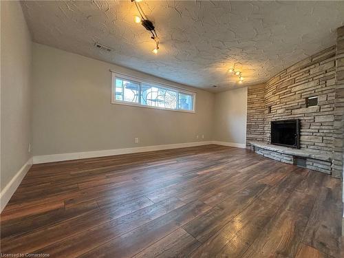 Lower-49 Westchester Drive, Kitchener, ON - Indoor With Fireplace