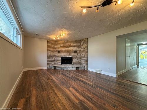 Lower-49 Westchester Drive, Kitchener, ON - Indoor With Fireplace