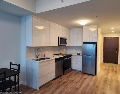 3606-60 Frederick Street, Kitchener, ON - Indoor Photo Showing Kitchen With Stainless Steel Kitchen With Double Sink