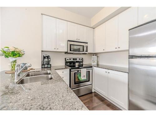 807-170 Water Street N, Cambridge, ON - Indoor Photo Showing Kitchen With Double Sink