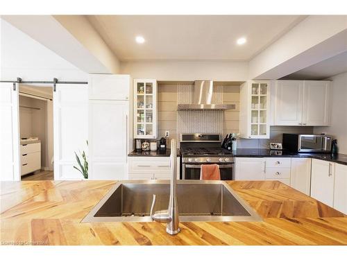 24 Stafford Street, Woodstock, ON - Indoor Photo Showing Kitchen With Double Sink