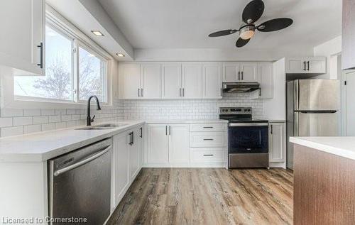 1236 Weber Street E, Kitchener, ON - Indoor Photo Showing Kitchen With Double Sink With Upgraded Kitchen