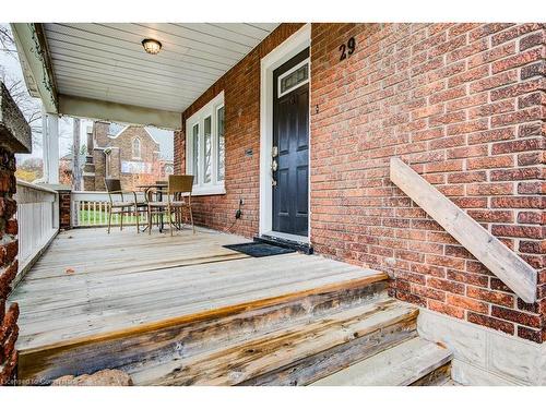 29 Onward Avenue, Kitchener, ON - Outdoor With Deck Patio Veranda With Exterior