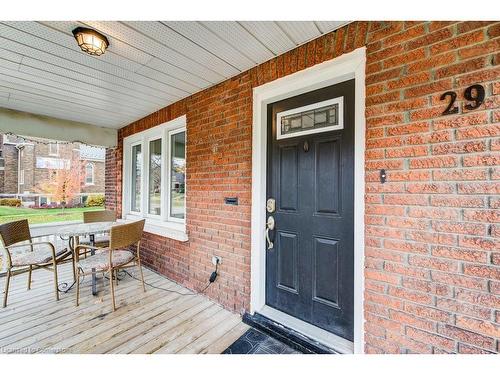 29 Onward Avenue, Kitchener, ON - Outdoor With Deck Patio Veranda With Exterior