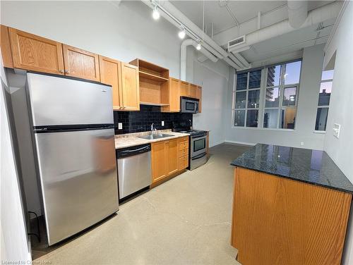 316-404 King Street W, Kitchener, ON - Indoor Photo Showing Kitchen With Stainless Steel Kitchen