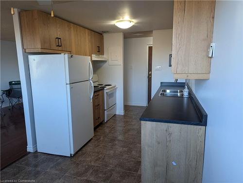 202-4 Avalon Place, Kitchener, ON - Indoor Photo Showing Kitchen With Double Sink