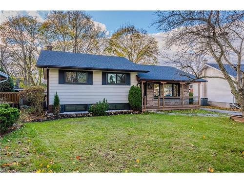 76 Charlotte Crescent, Kitchener, ON - Outdoor With Deck Patio Veranda With Facade