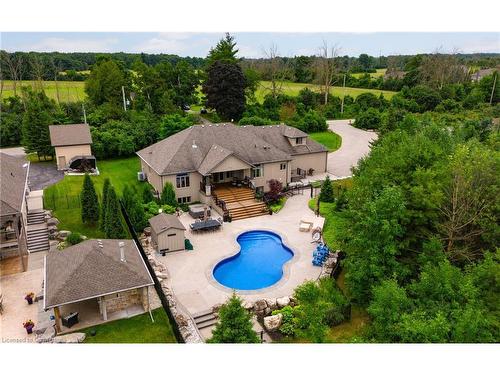 2616 Morrison Road, Cambridge, ON - Outdoor With In Ground Pool With View