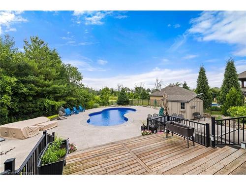 2616 Morrison Road, Cambridge, ON - Outdoor With In Ground Pool With Deck Patio Veranda