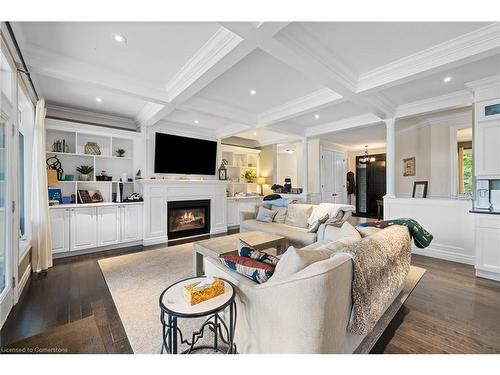 2616 Morrison Road, Cambridge, ON - Indoor Photo Showing Living Room With Fireplace