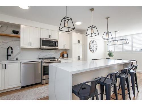 1006-375 King Street N, Waterloo, ON - Indoor Photo Showing Kitchen With Stainless Steel Kitchen With Upgraded Kitchen