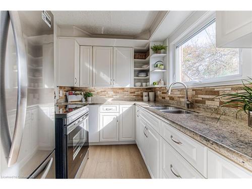 35 Guelph Street, Kitchener, ON - Indoor Photo Showing Kitchen With Double Sink