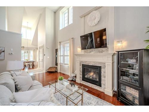 457 Golf Course Road, Conestogo, ON - Indoor Photo Showing Living Room With Fireplace