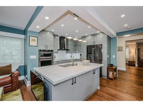 66 Twenty Third Street, Toronto, ON - Indoor Photo Showing Kitchen With Double Sink With Upgraded Kitchen