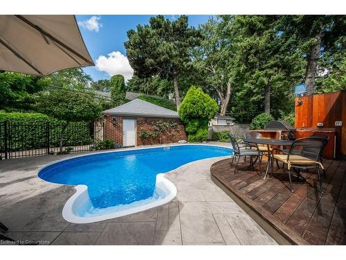 66 Twenty Third Street, Toronto, ON - Outdoor With In Ground Pool With Deck Patio Veranda With Backyard