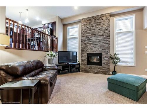 73 Stuckey Avenue, Baden, ON - Indoor Photo Showing Living Room With Fireplace