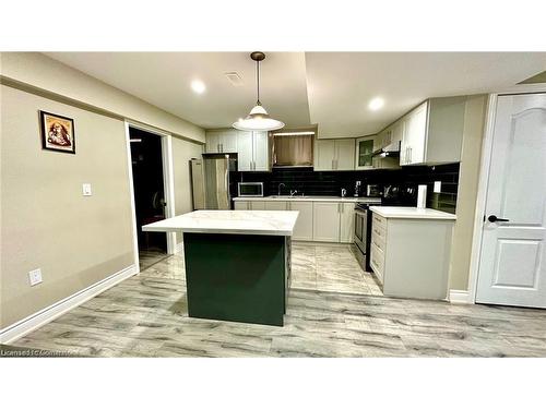 Lower Unit-119 Elmbank Trail, Kitchener, ON - Indoor Photo Showing Kitchen