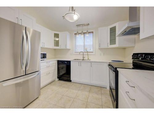 Upper-21 Munroe Crescent, Guelph, ON - Indoor Photo Showing Kitchen With Stainless Steel Kitchen With Double Sink