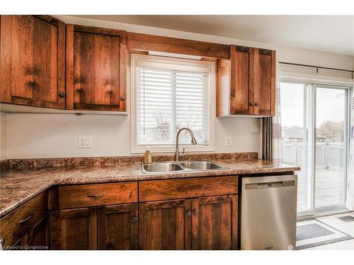 59 Poffenroth Path, Elmira, ON - Indoor Photo Showing Kitchen With Double Sink