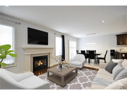 8 Lockwood Street, Cambridge, ON - Indoor Photo Showing Living Room With Fireplace