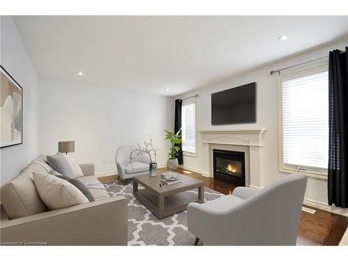 8 Lockwood Street, Cambridge, ON - Indoor Photo Showing Living Room With Fireplace