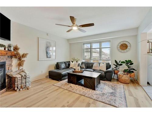 30 Patterson Drive, North Dumfries, ON - Indoor Photo Showing Living Room With Fireplace