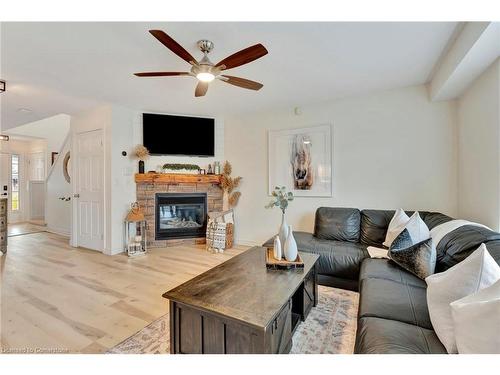 30 Patterson Drive, North Dumfries, ON - Indoor Photo Showing Living Room With Fireplace