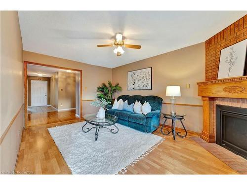 59 Nith River Way, Ayr, ON - Indoor Photo Showing Living Room With Fireplace