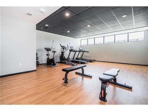 1311-108 Garment Street, Kitchener, ON - Indoor Photo Showing Gym Room