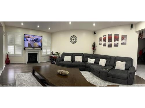 113 Chandler Terrace, Woodstock, ON - Indoor Photo Showing Living Room With Fireplace