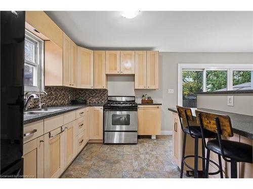 51 Scrimger Avenue, Cambridge, ON - Indoor Photo Showing Kitchen With Double Sink