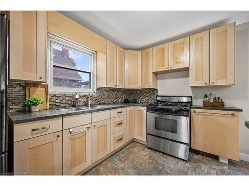 51 Scrimger Avenue, Cambridge, ON - Indoor Photo Showing Kitchen With Double Sink