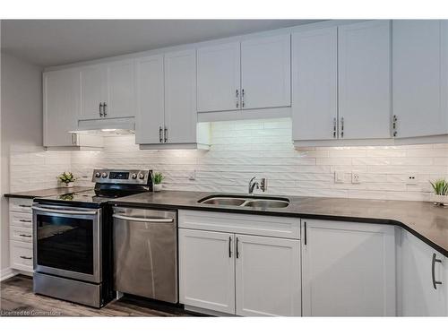 2B-115 South Creek Drive, Kitchener, ON - Indoor Photo Showing Kitchen With Double Sink With Upgraded Kitchen