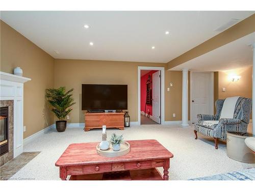 41 Pintail Drive, Elmira, ON - Indoor Photo Showing Living Room With Fireplace