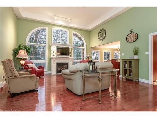 41 Pintail Drive, Elmira, ON - Indoor Photo Showing Living Room With Fireplace