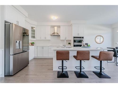 261 Broadacre Drive, Kitchener, ON - Indoor Photo Showing Kitchen With Stainless Steel Kitchen With Upgraded Kitchen