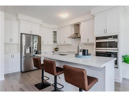 261 Broadacre Drive, Kitchener, ON - Indoor Photo Showing Kitchen With Stainless Steel Kitchen