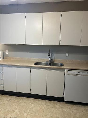 704-65 Westmount Road N, Waterloo, ON - Indoor Photo Showing Kitchen With Double Sink