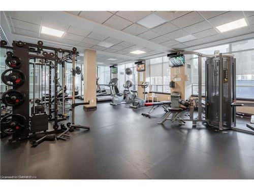 205-3504 Hurontario Street, Mississauga, ON - Indoor Photo Showing Gym Room