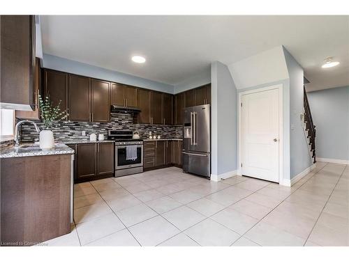 217 Watervale Crescent, Kitchener, ON - Indoor Photo Showing Kitchen With Stainless Steel Kitchen With Upgraded Kitchen