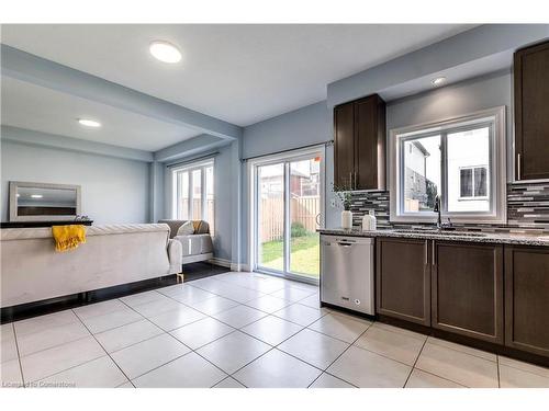 217 Watervale Crescent, Kitchener, ON - Indoor Photo Showing Kitchen With Double Sink